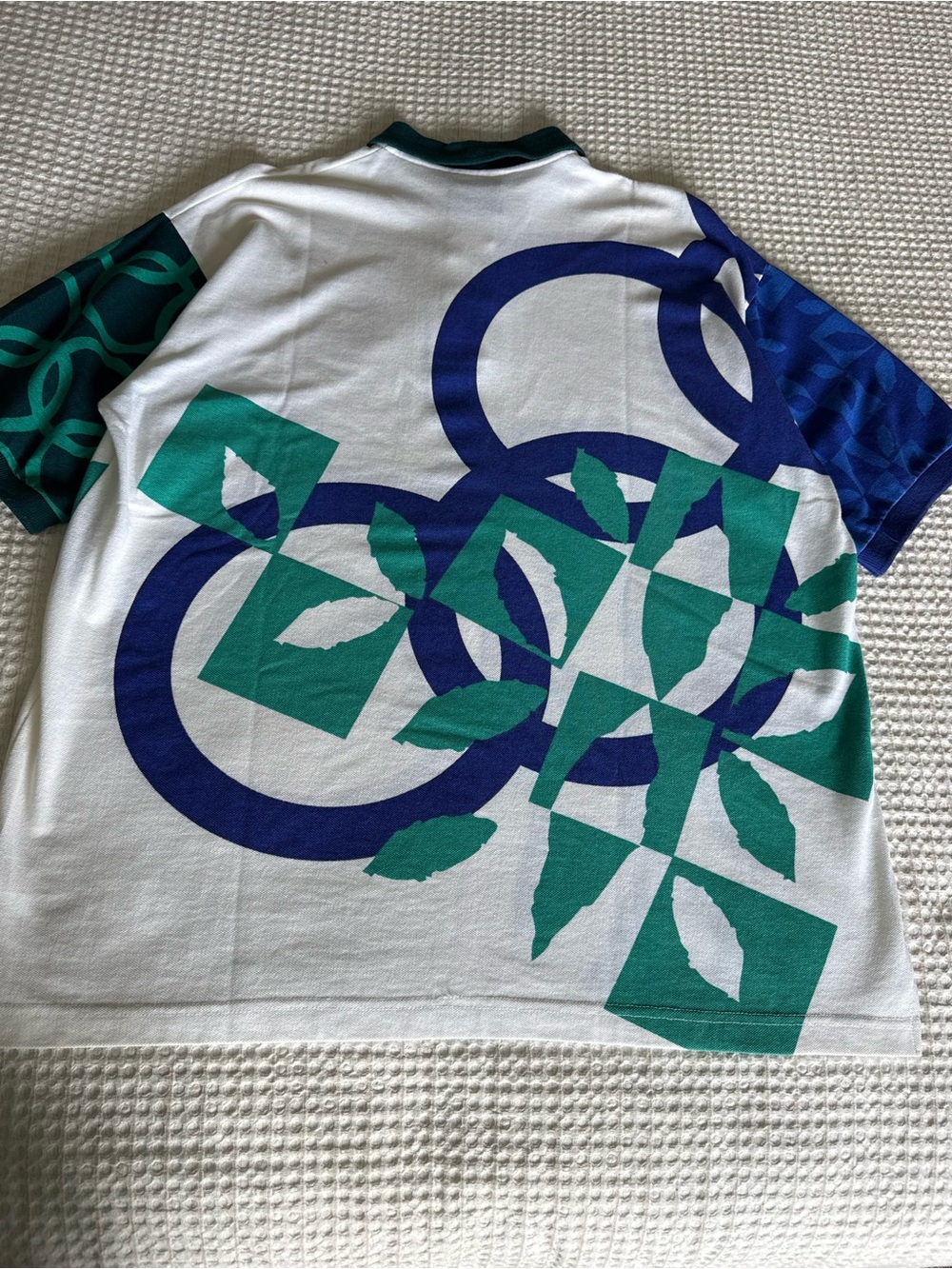 Brand new Vintage 1996 Atlanta Olympics Haynes White staff Polo with graphics - Picture 8 of 8